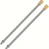 High Pressure Water Gun Extension Rod Quick Plug 17 Inch Stainless Steel Extension Rod 1/4 Male And Female Quick Connection Exte 1