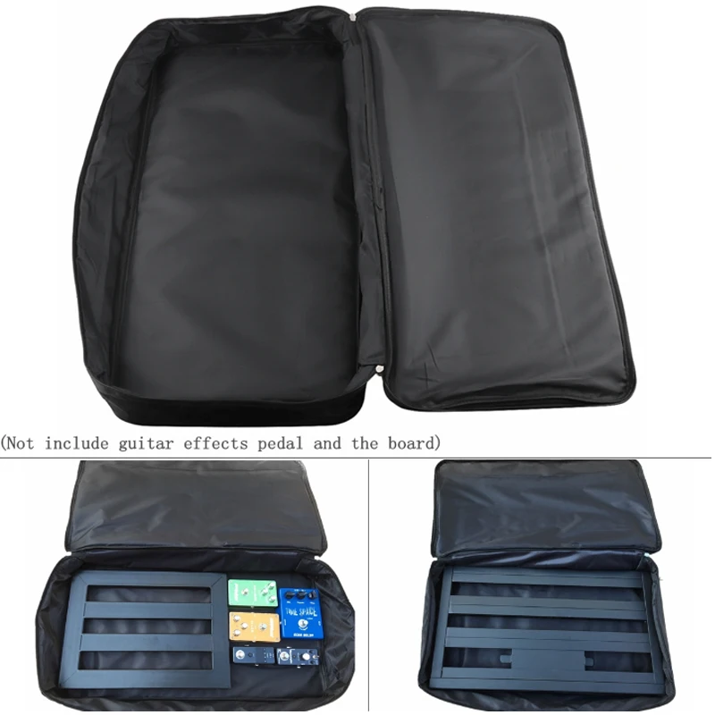 Sac Pour Pédalier Guitare - 58x33x10 Cm - Tissu Oxford Résistant - Poches Multiples - Transport Facile