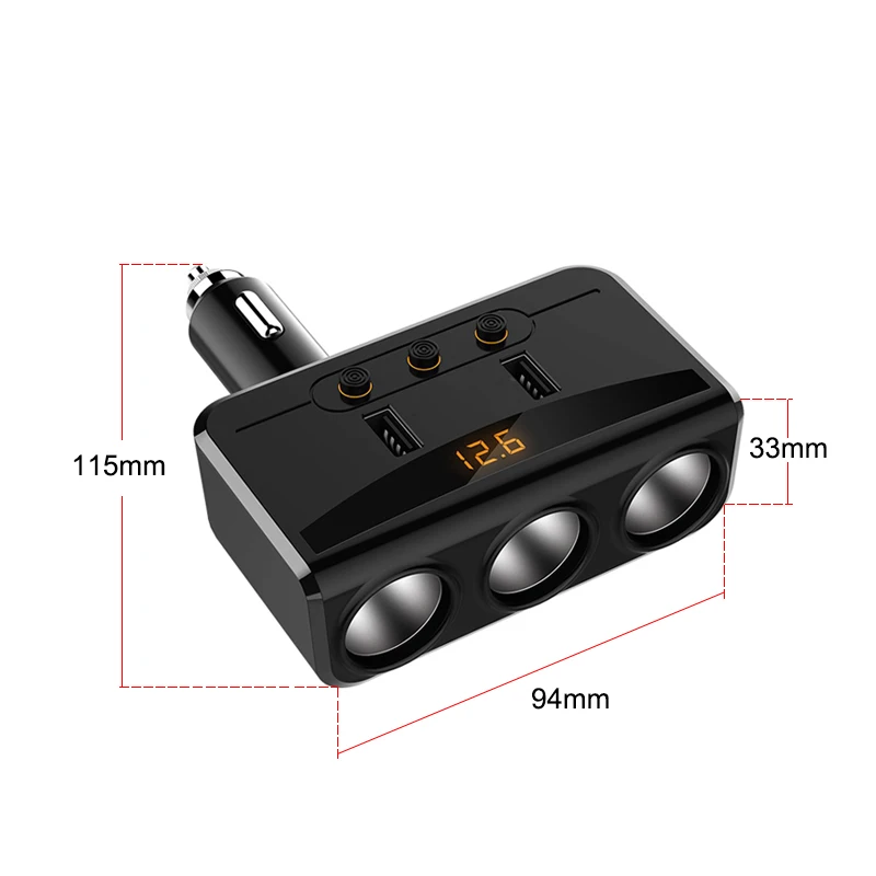   3.0   й, 12V-24V, 3 , 180W ON-OFF DC  ,  й, 4 Ʈ USB  