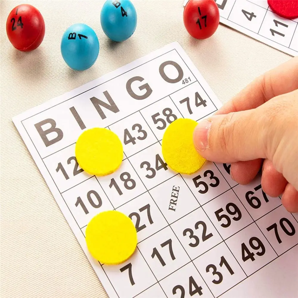 

Educational Bingo Game Cards Unique Numbers Reusable Bingo Toys Set Funny Interesting Bingo Chess Toy Kidcraft Party