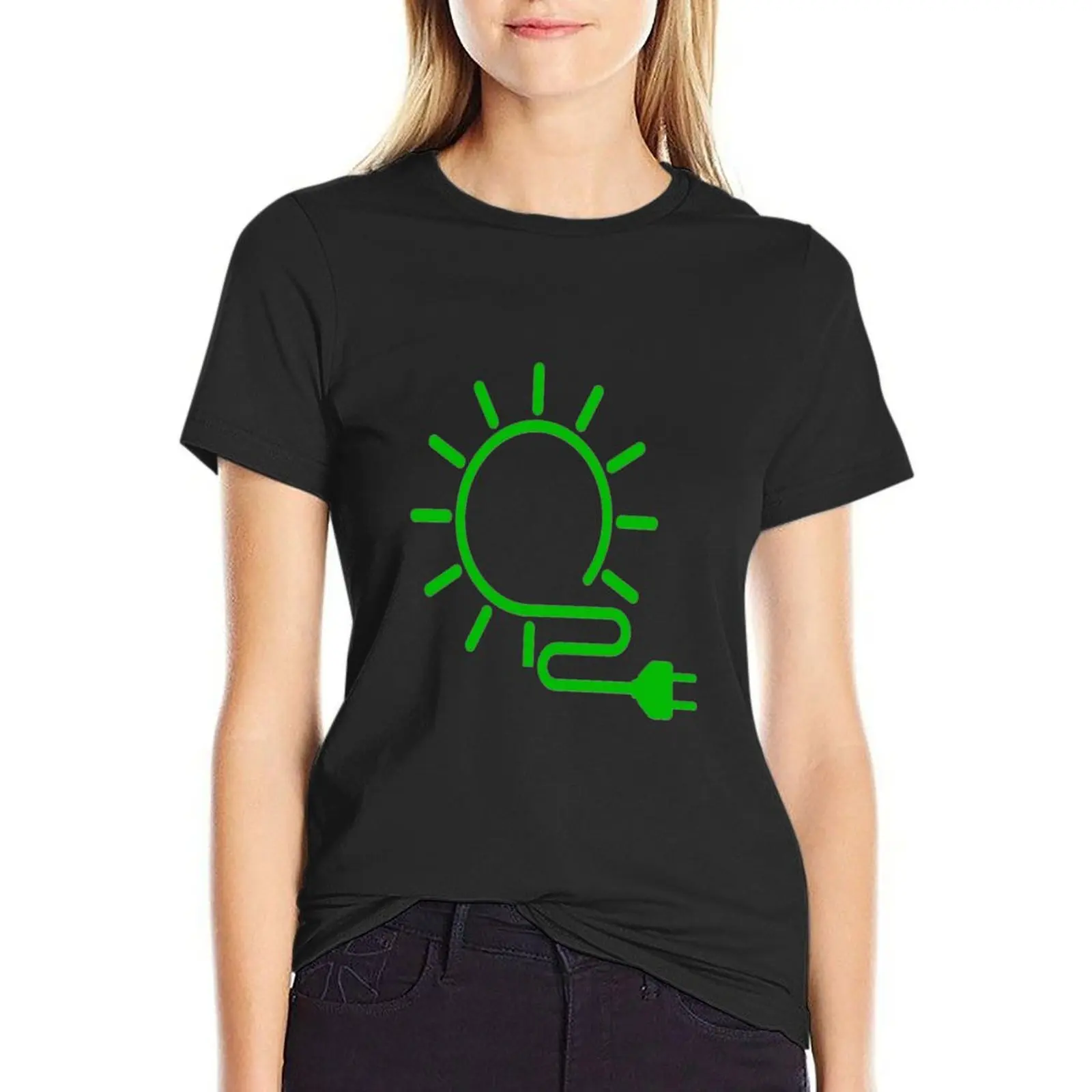 Renewable energy Solar energy Solar T-Shirt Female clothing graphics funny t shirts for Women