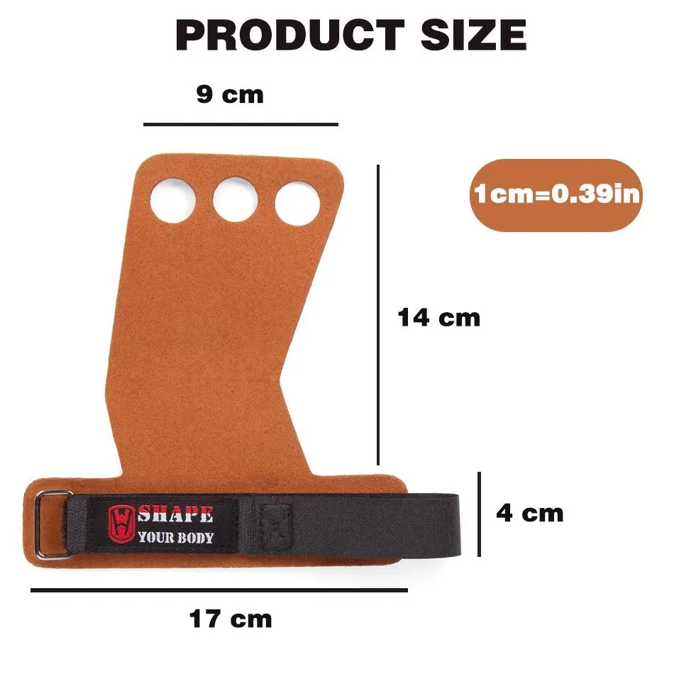 WOSWEIR-Gym Gloves for Horizontal Bar Weight Lifting Fitness Bodybuilding Training Sports Crossfit Workout Palm Protector