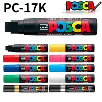 UNI POSCA PC-17K Marker Graffiti Paint Pen Art Markers POP Wide Tips 15mm Fabric Pen Art Supplies Broad Coloring Markers 1