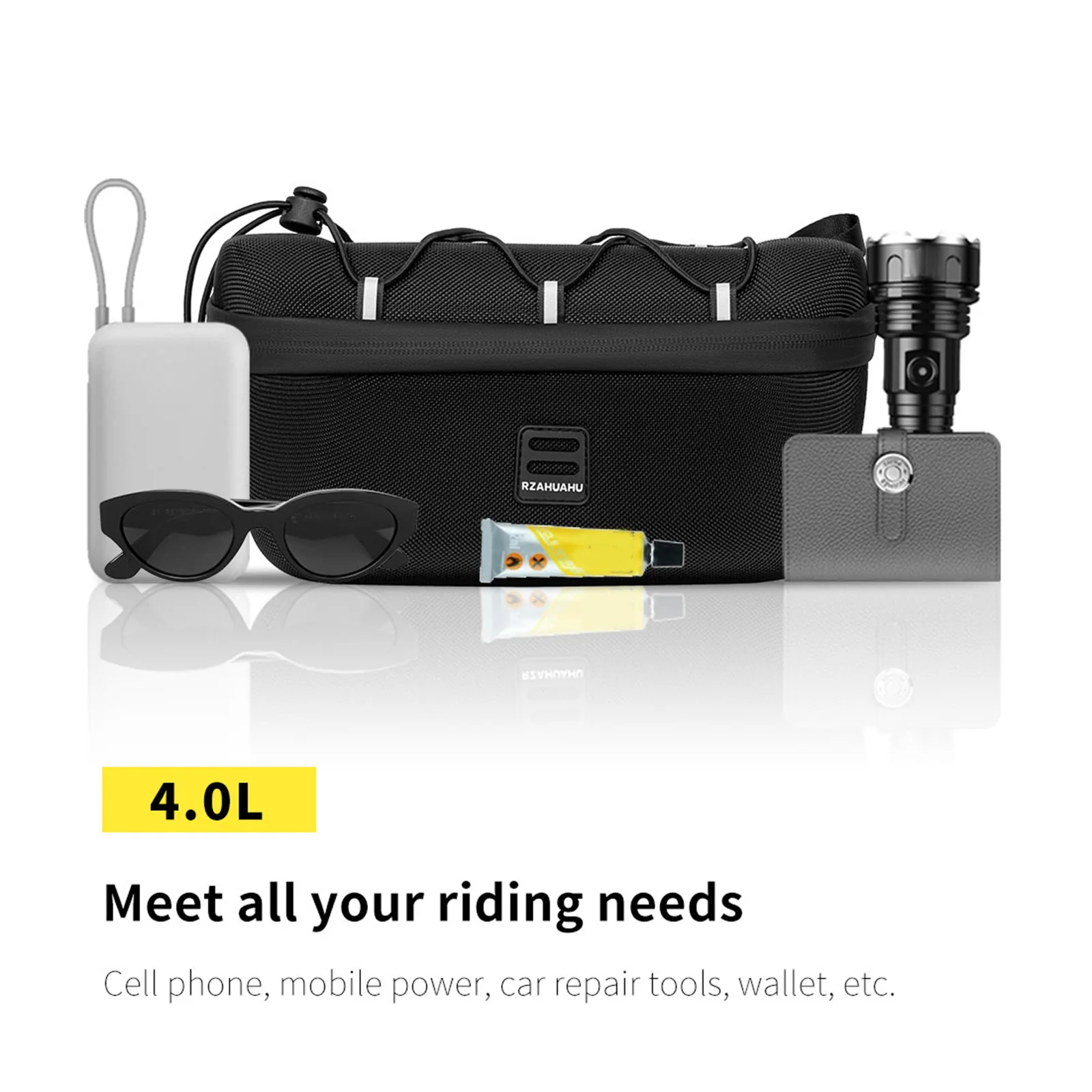 4L EVA Hard Shell Bicycle Handlebar Bag