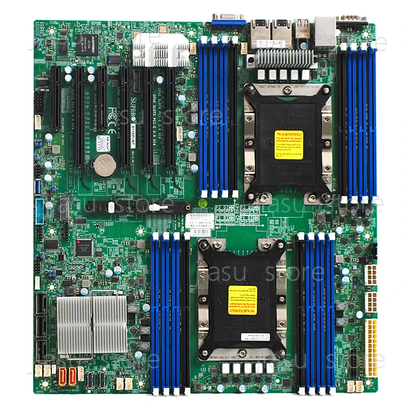 X11DPI-NT X11DPI-N 듀얼 서버 3647 메인 보드 NT 10 기가비트 네트워크 포트 C621 칩