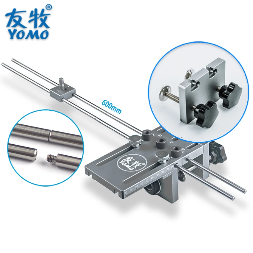 3 In 1 Punch Positioner Dowel Drill Kit Furniture Fast Connecting Woodworking Drilling Guide Kit Location