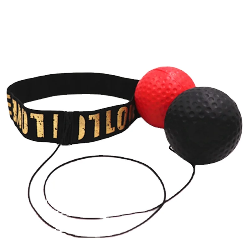 Boxing Reflex Ball Head-mounted Boxing Speed Ball Head Band Sanda Combat AgilityTraining Equipment Home Gym Workout Ftiness