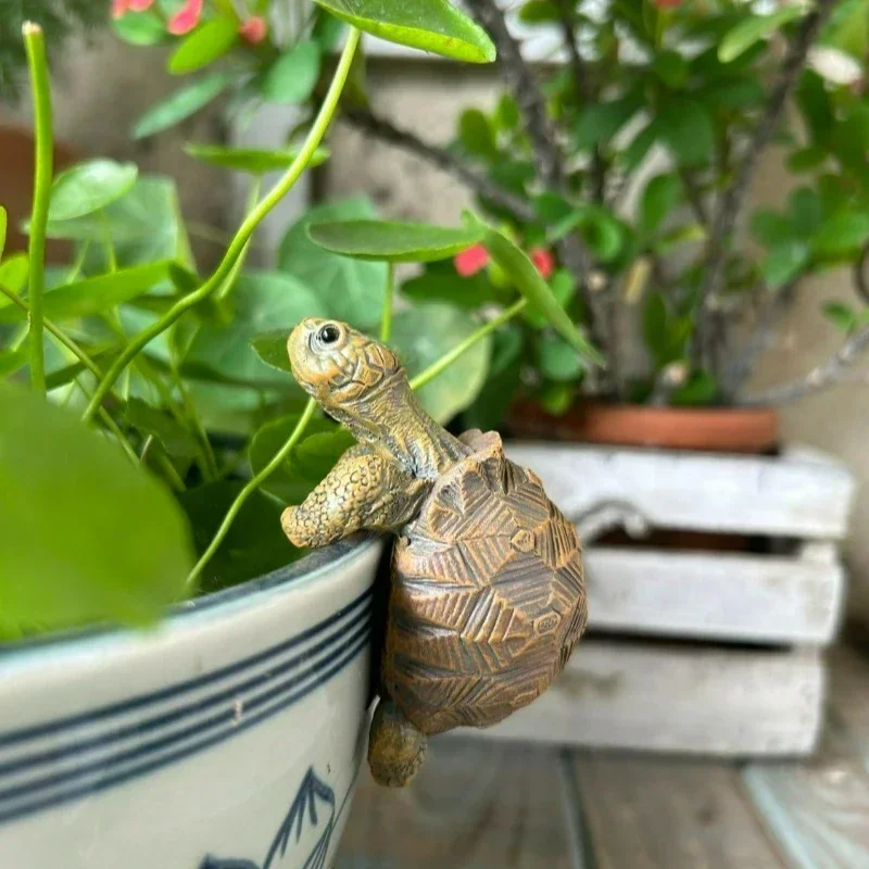 Charming Turtle Figurine for Aquarium, Pond, and Garden Decor