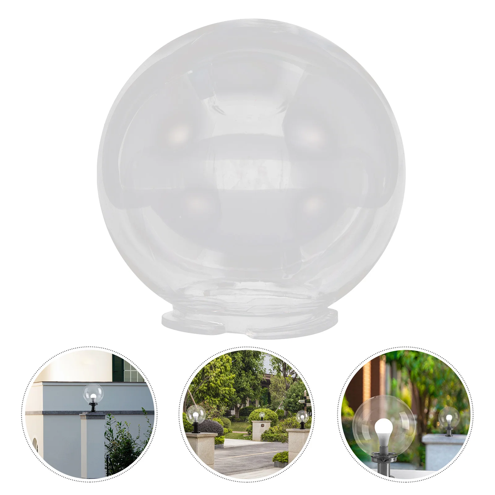 

Lampshade Garden Light Cover Street Accessory Plastic Ceiling Tiles Housing Waterproof Candelabra Bulbs