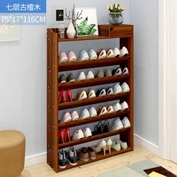 Armoire à chaussures multicouche mince, petit support économique pour le ménage, dortoir Simple pour la famille, gain de place pour les femmes 