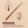 9PCS UV Gel Nail Brush Liner DIY Painting Pen Manicure Acrylic Drawing Brush for Nail Art Design Nails Tip Display Painting Tool 6