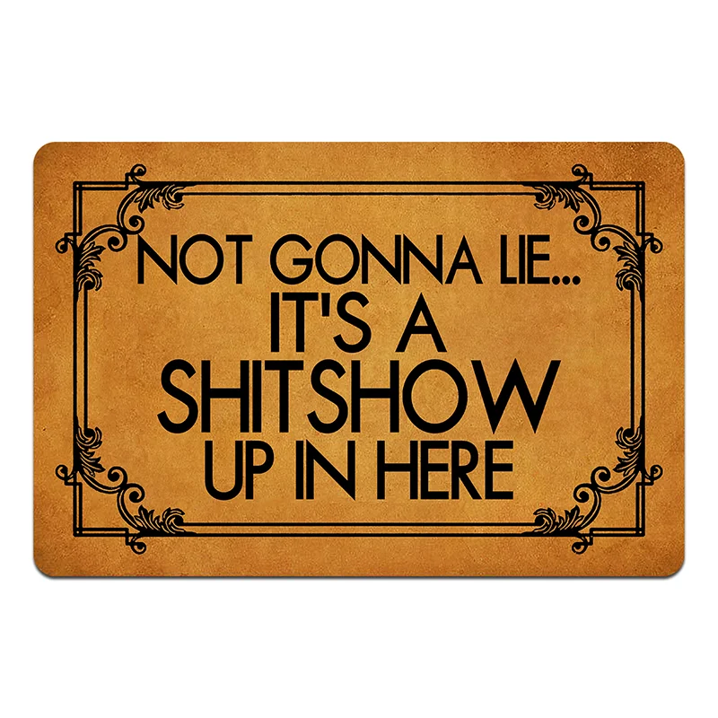 

Индивидуальный Коврик для входной двери, коврики для приветствия, это шикарная противоскользящая подкладка, смешной коврик внутренний и наружный коврик