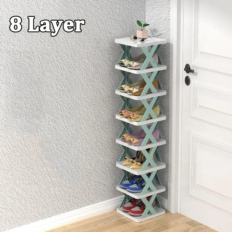 Shoe Rack Storage Organizer Detachable Multi Layer Simple Shoes Shelf Color Cabinet