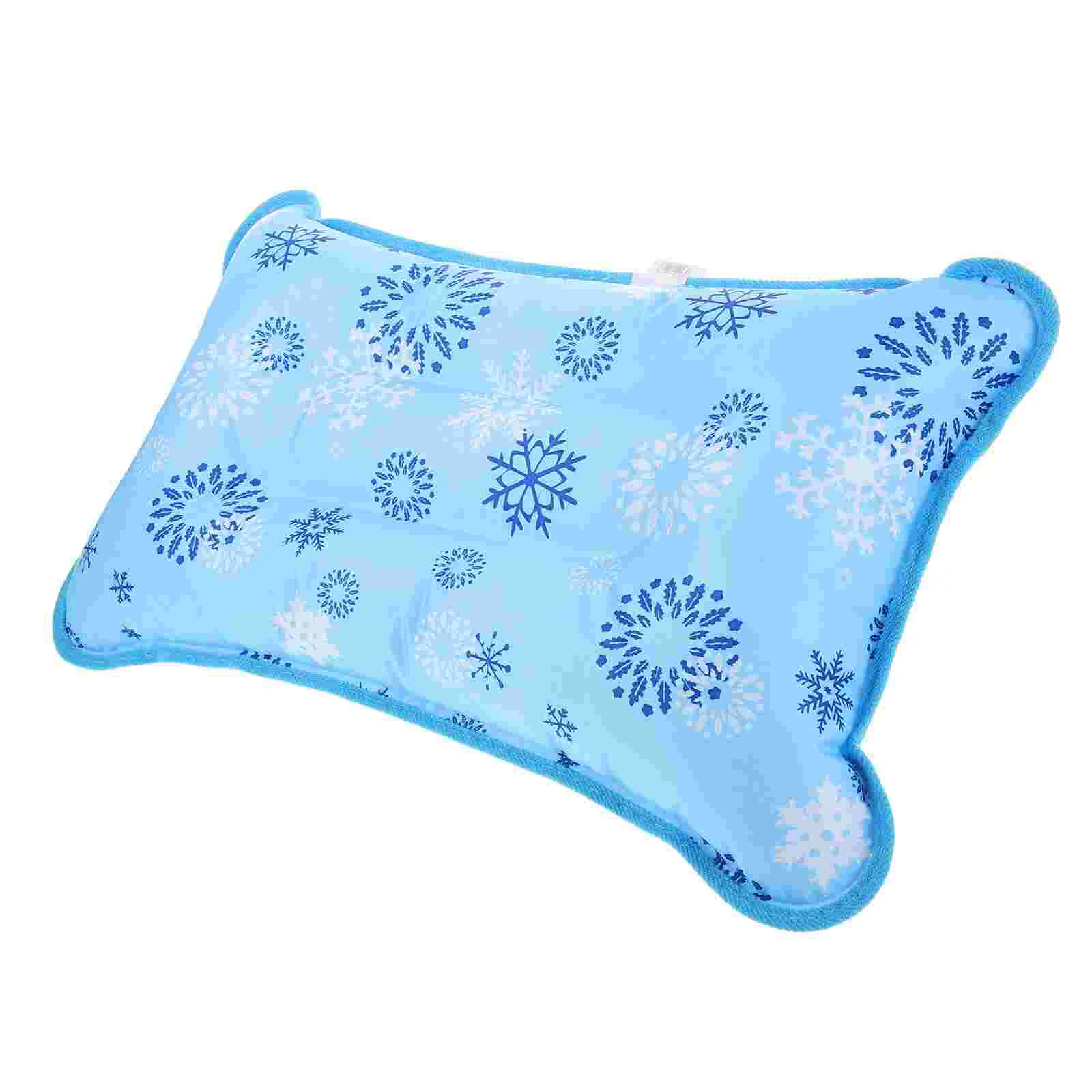 Ice Pillow Water Fillable for Summer Pillows Cooling Pad Cold Sleeping Waterproof Polyester Surface Inflatable 3