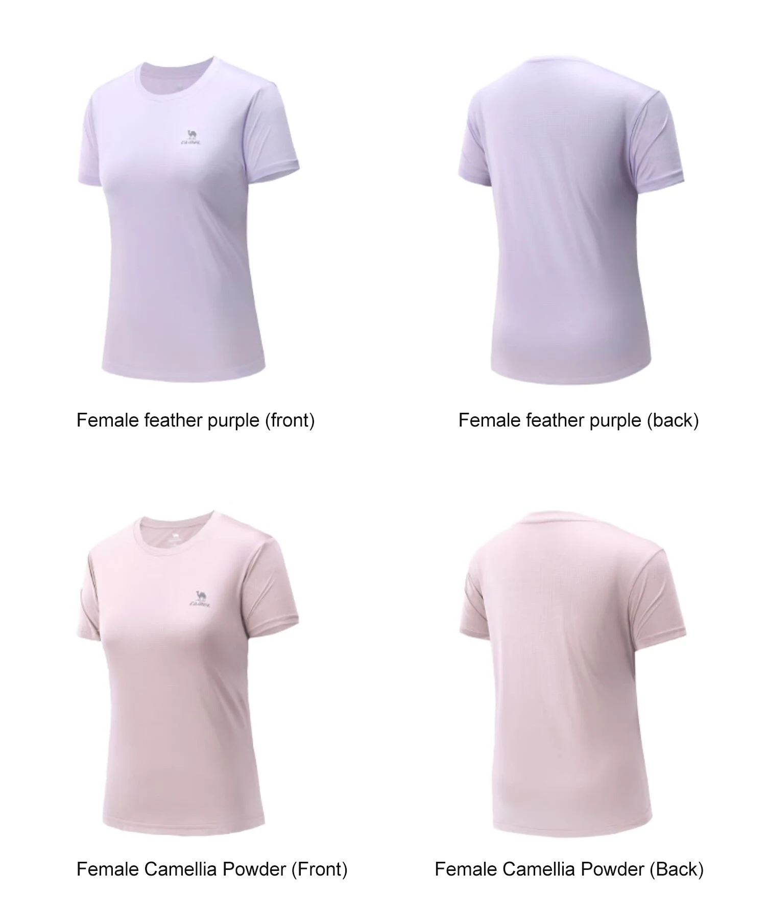 GOLDEN CAMEL Women's T-shirts Moisture-absorbing Quick-dry Cotton t-shirt Short-sleeved Shirts Round Neck Sports Top Breathable