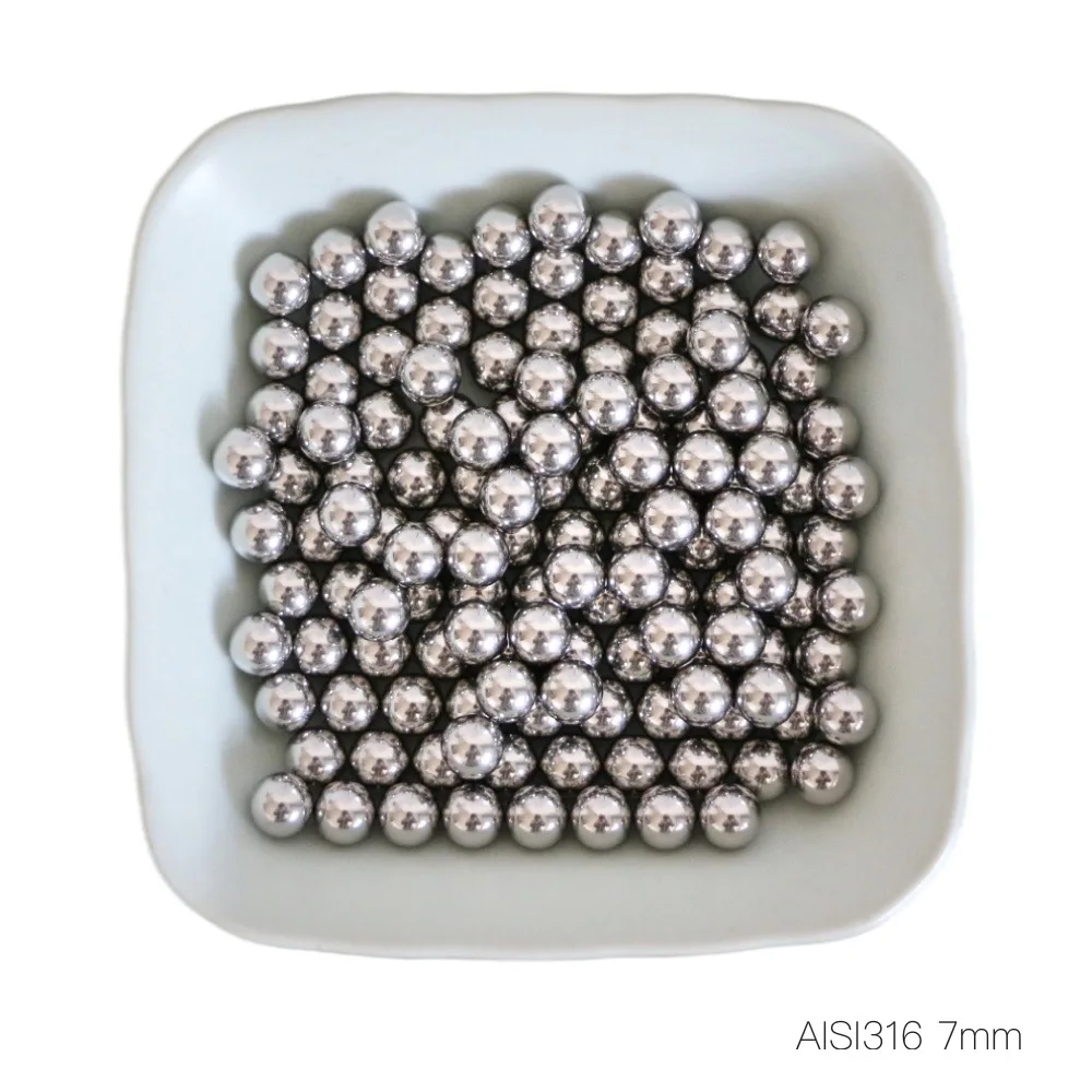 7mm AISI 316 Stainless Steel Ball Grade 100 High Precision Solid Bearing Balls |