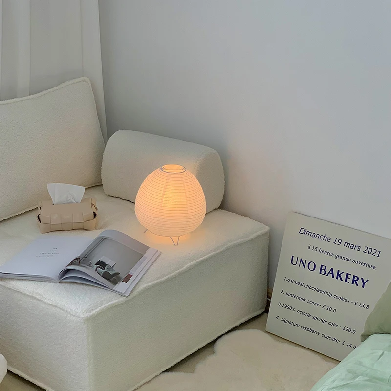 Nordische LED Tisch lampe Innen beleuchtung Wabi Sabi Stil Tisch leuchte Nachttisch Schlafzimmer Wohnzimmer Studie Home Decoration Schreibtisch lampen – Detail 11
