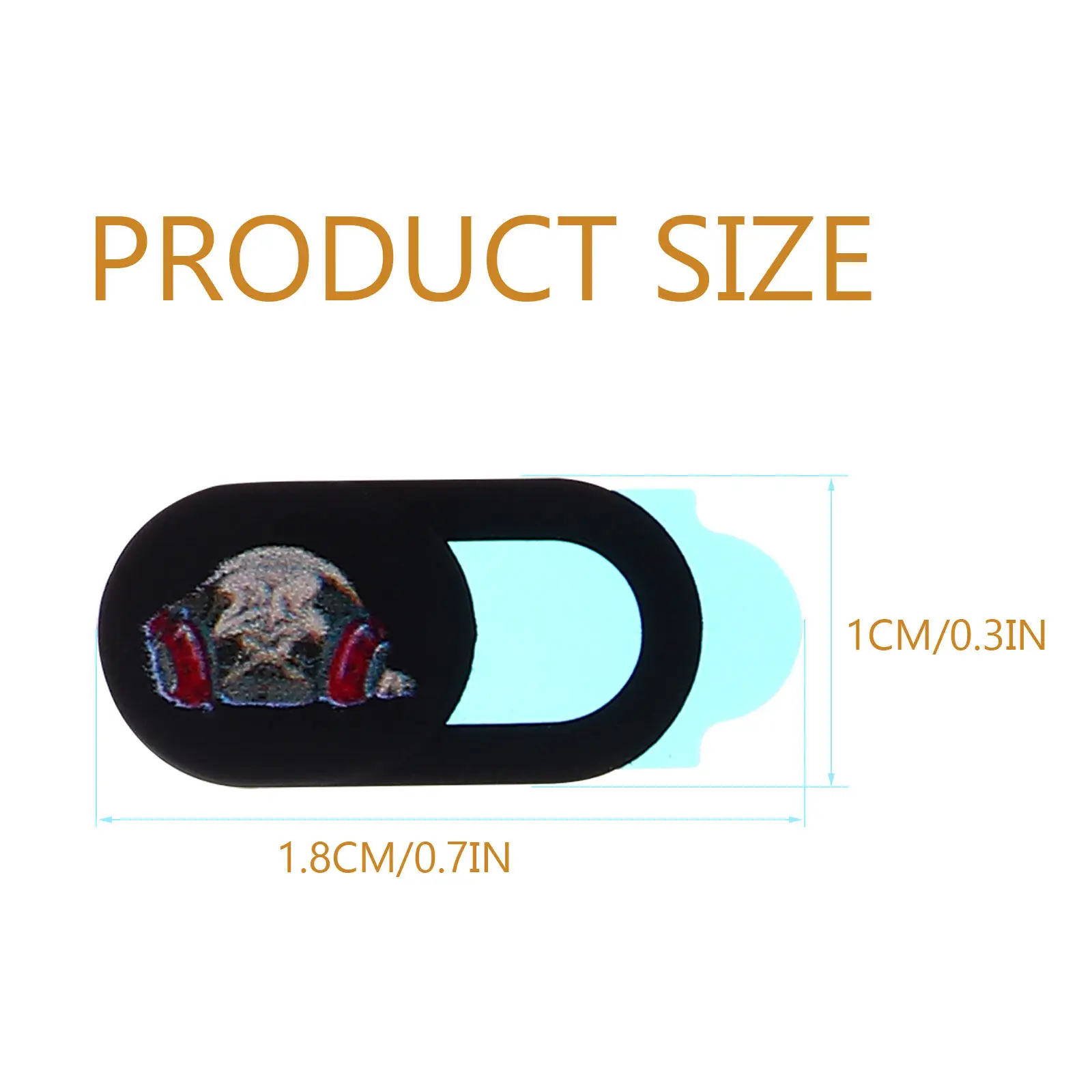 노트북 컴퓨터 전화 웹캠용 6PCS 개인 정보 보호 카메라 보호대 소형 경량 안전 일상 사용 선물 카메라 보호대