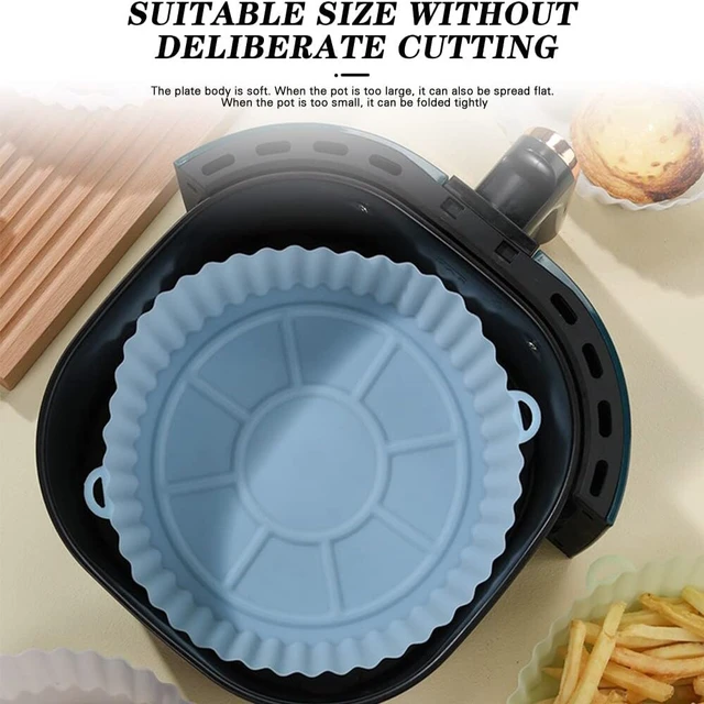 Silicone Mat Accessories Round Airfryer Inserts Heat Resistant