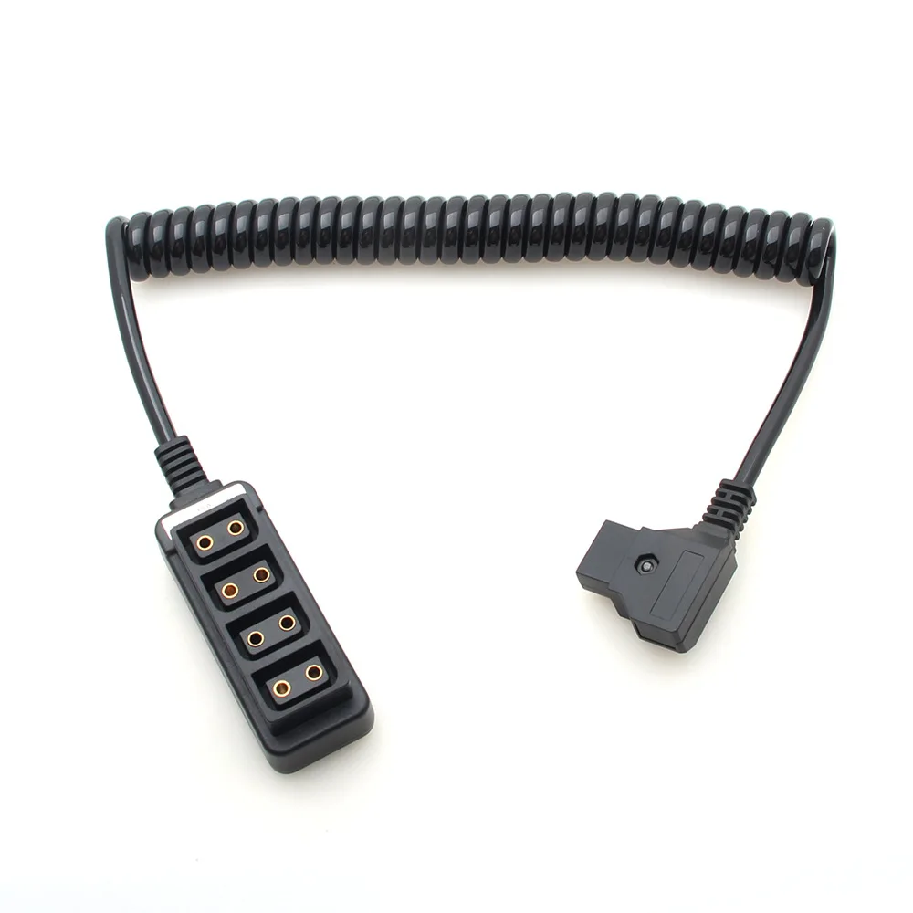 

D-Tap B Type Tap To 4-Port Female P-Tap концентратор переходник разветвитель Кабель питания подходит для V-Mount аккумулятора камеры Anton Bauer