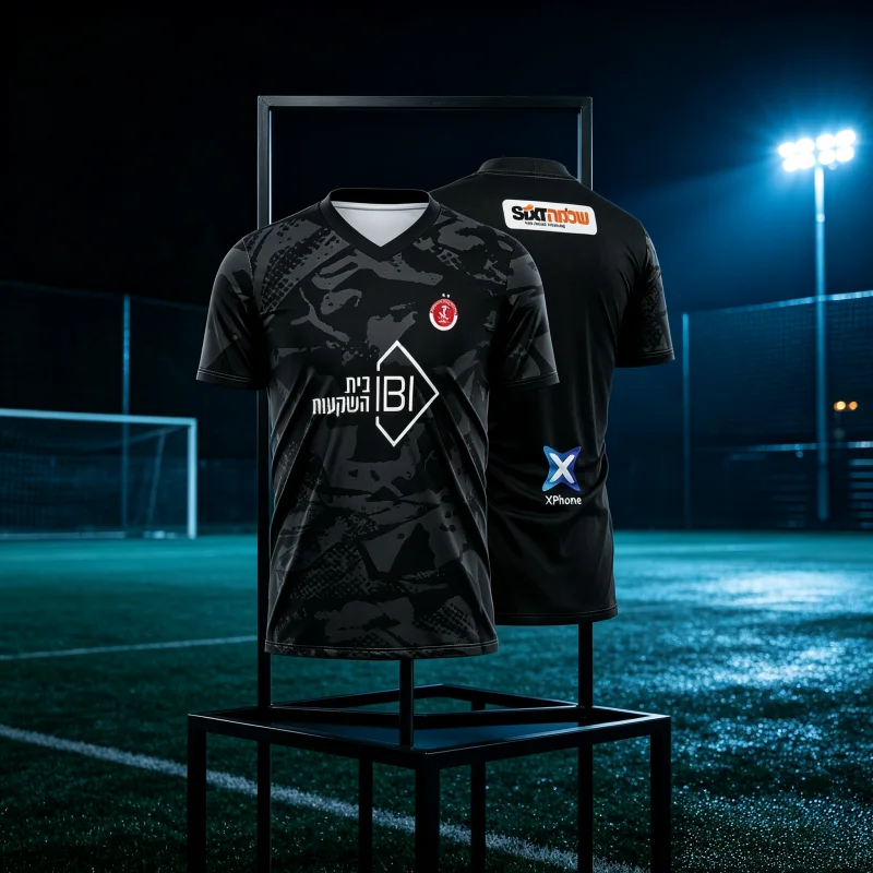 2026 Hapoel Tel Aviv FC Mode-Trikots mit Team-Emblemen, Sponsor-Logos und einzigartigen Designs für echte Fußballfans, Familien-Matching Y2k