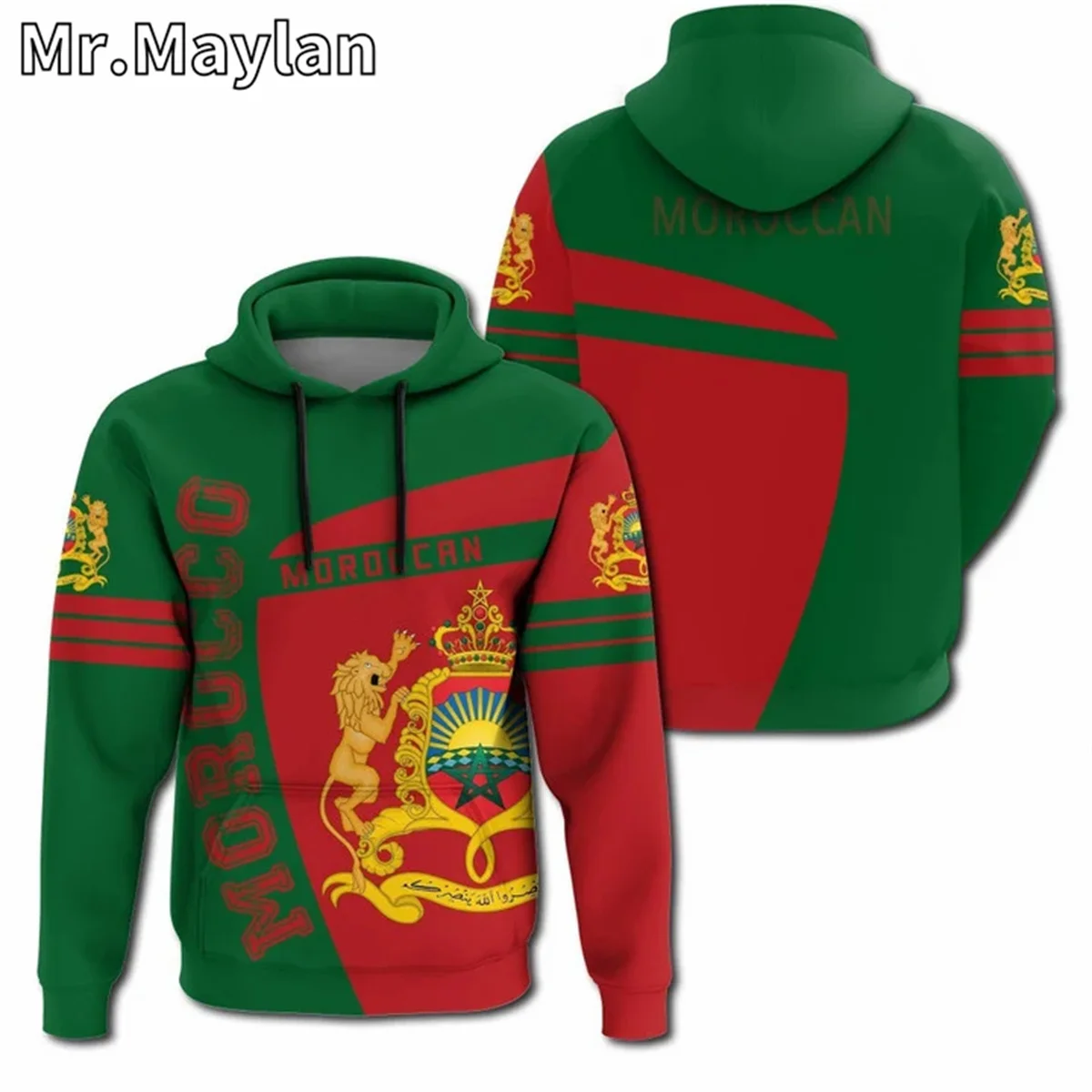 

AFRICAN HOODIE Country MOROCCO Flag 3D Printed Unisex Hoodies Men/Women Streetwear Zip Pullover Casual Jacket Tracksuits YH-934