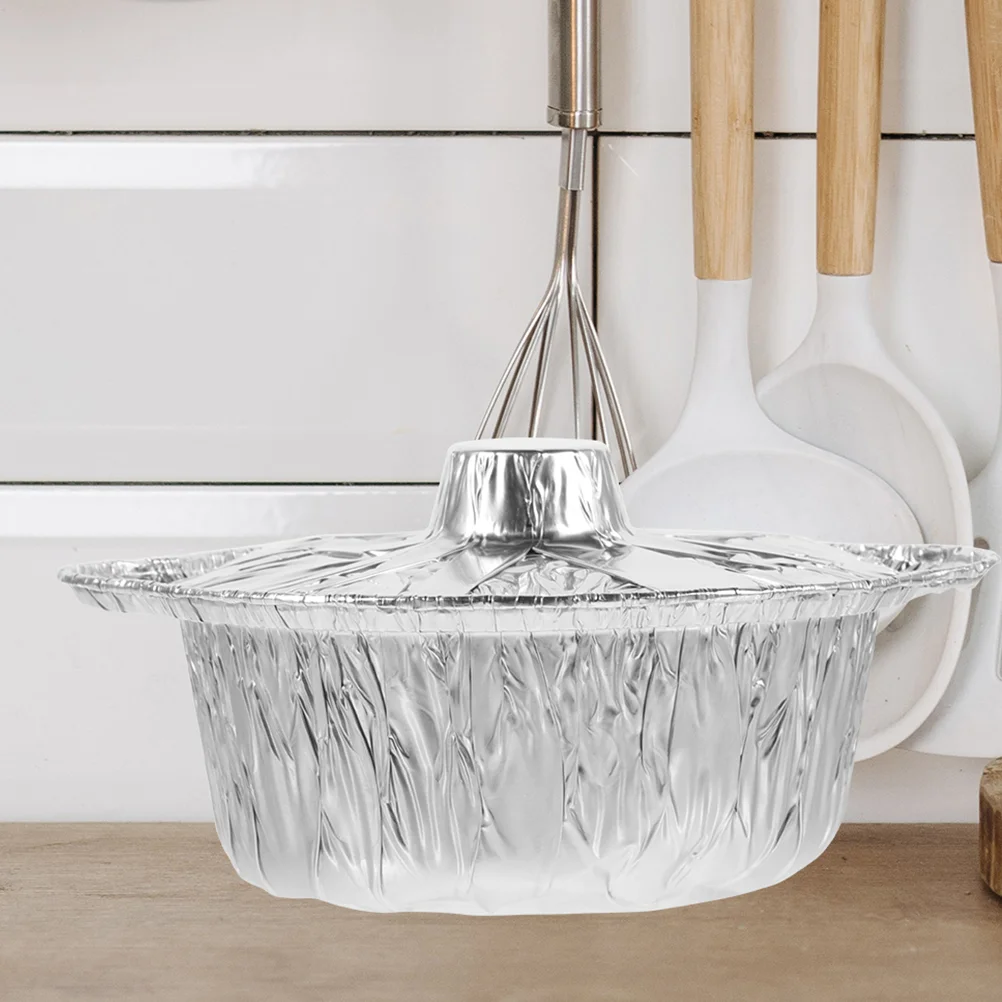 

Baking Tray Tin Foil Box Aluminum Pans for Cookie Cake Large Convenient Pie Round