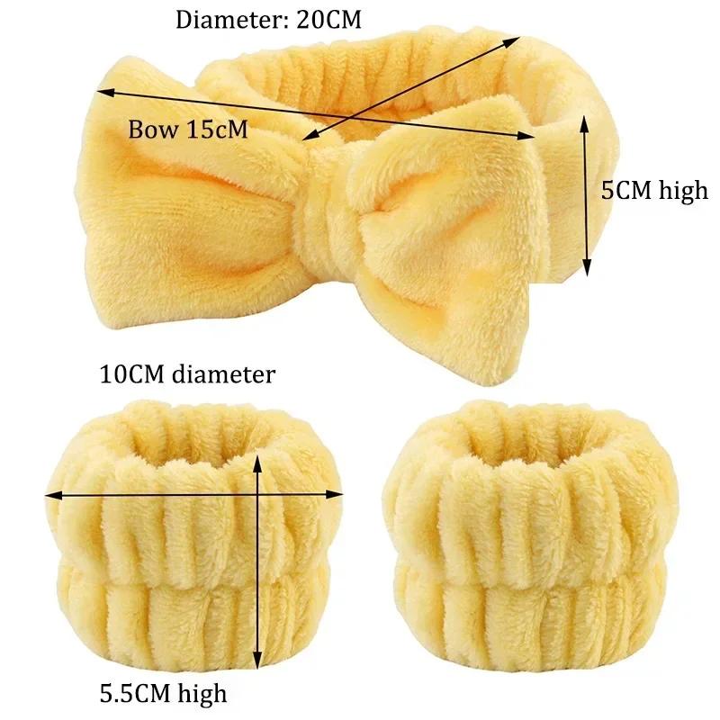 Wristbands Makeup Hair Care Headband 1/2/3PCS Face Wash Headband Wash Headband for Washing Your Face Hair Bands for Women FD01