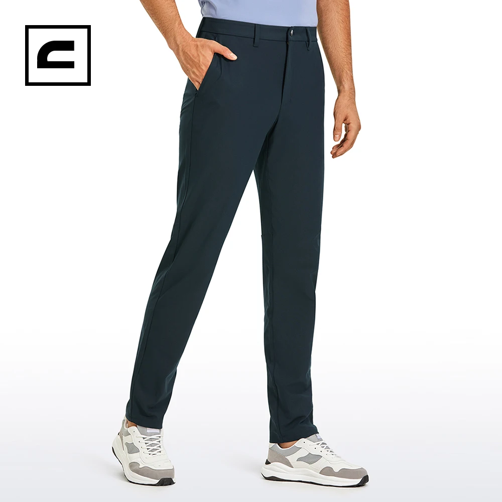 Casual Sports Pants CRZ YOGA Men's All Day Comfy Golf Pants-34" Quick Dry Lightweight Work Casual Trousers with Pockets