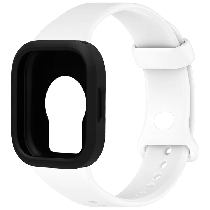 Colorful Silicone Strap and Soft TPU Case with Screen Protector