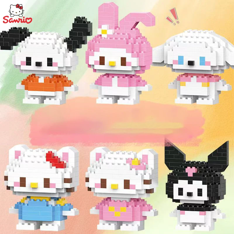 Sanrio Hello Kitty Kuromi Building Blocks Kuromi Cinnamoroll