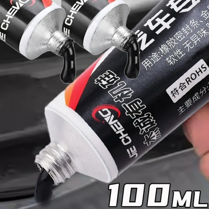 Automotive Sealant Windshield Sealant Efficient Window Glue Universal Waterproof Glue Repair Sealer Black