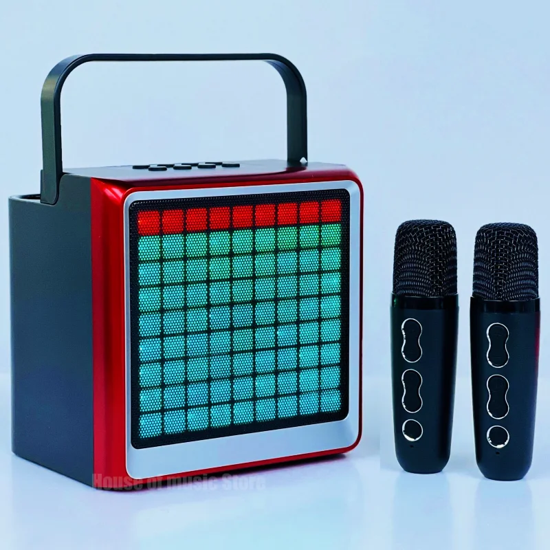 

SD509 Active Professional Party Bluetooth Speakers Outdoor Good Sound With 2 Wireless Microphone Karaoke Home Theatre System