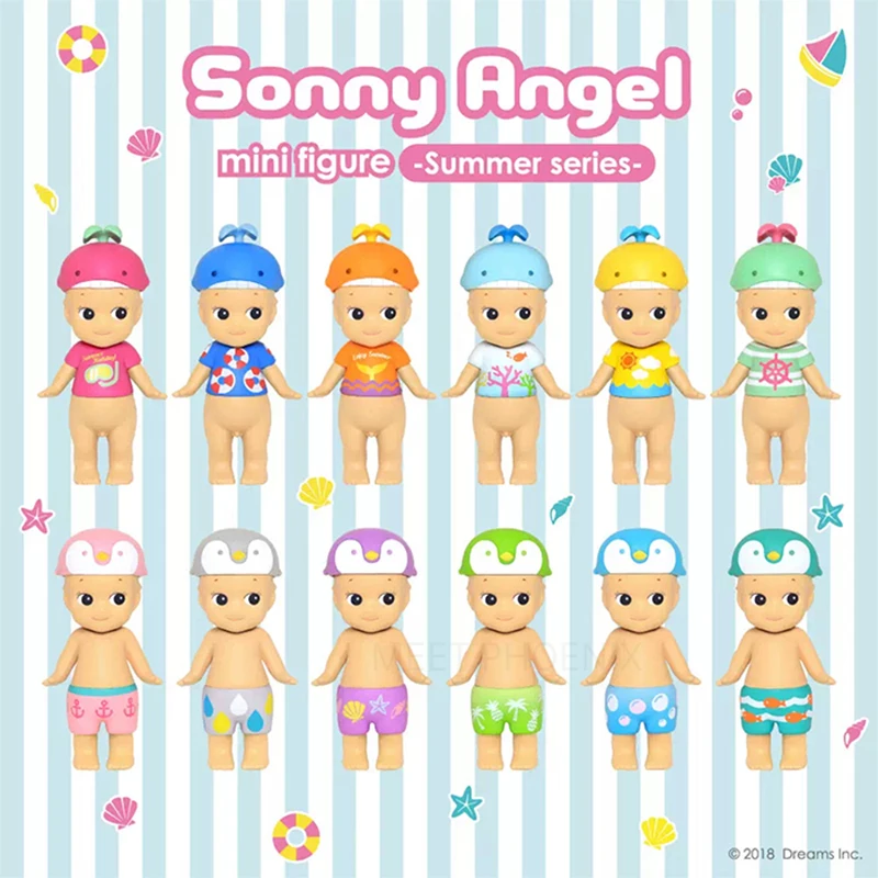 

Коллекционная мини-фигурка Sonny Angel 2018, летняя серия мечты, загадочная коробка, Пляжная милая кукла, модель для девочек, подарок на день рождения, коллекционные предметы