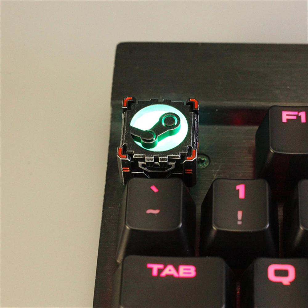 vapor luz transmissão resina cereja mx axis keycaps r4 altura