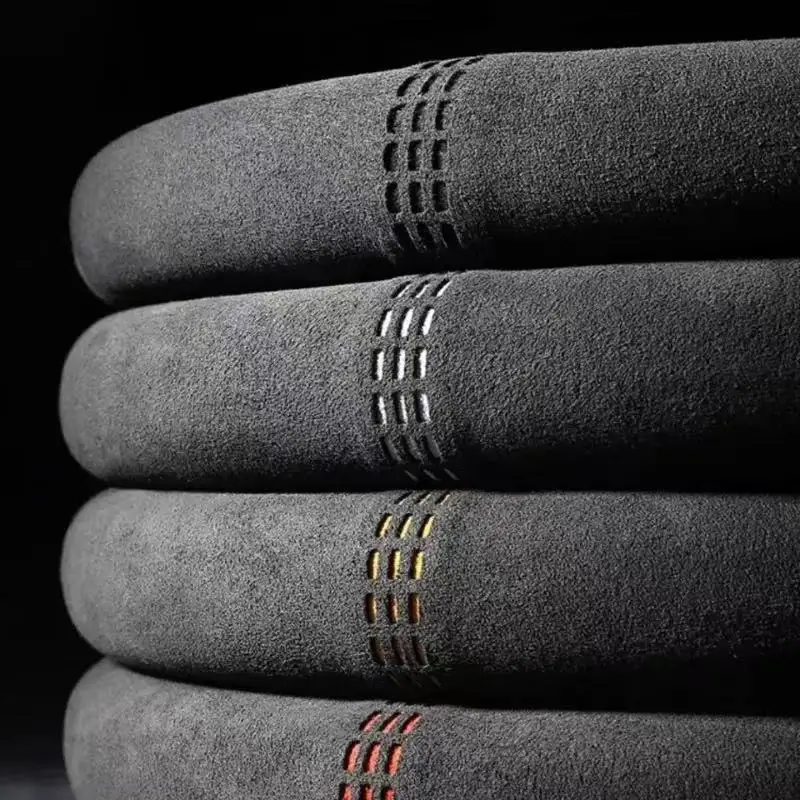 

Suede Cover for All Seasons Steering Wheel Cover Ultra-thin Non-slip D-shaped Round Breathable Auto Steering- Wheel Cover
