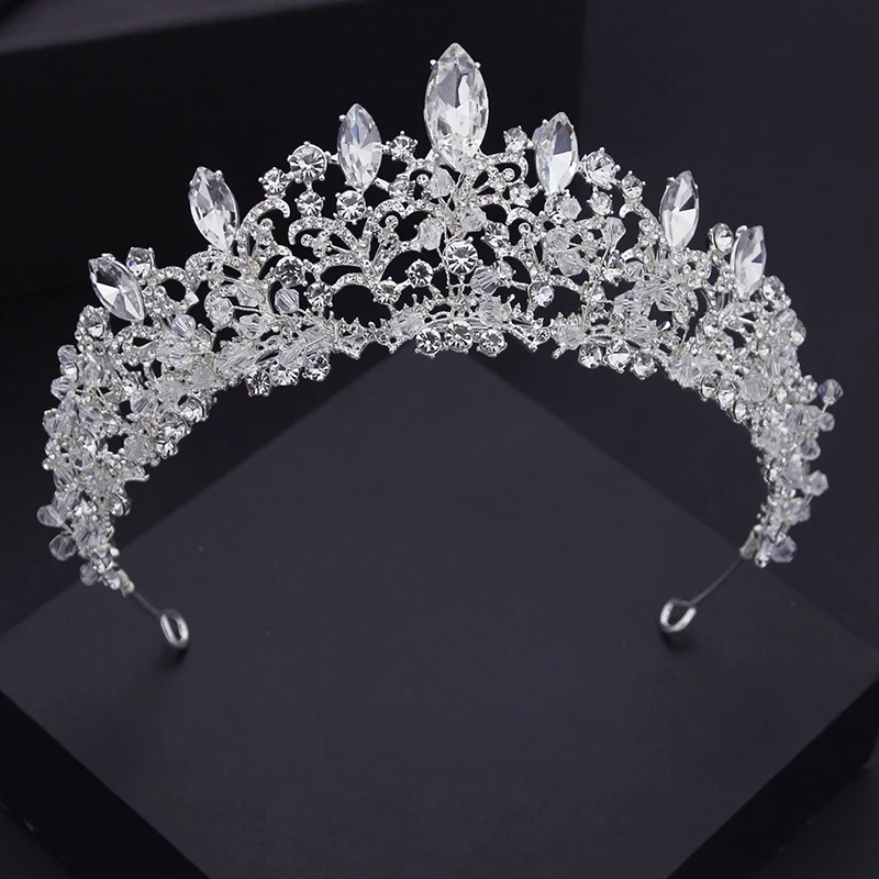 Gorgeous Crystal Handmade Beads Tiaras and Crowns Princess  display picture 2