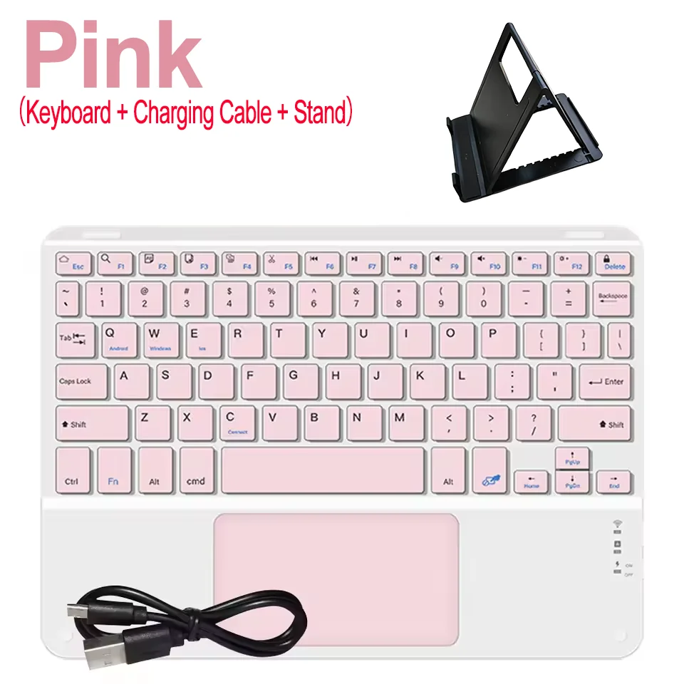Universal Wireless Trackpad Portable Keyboard for Tablets & Smartphones