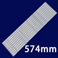 10pcs LED Strip 5LED for TD K58DLJ10US polaroid 58 tvled584k01 JS-D-JP58DM-051EC(81225) 3030-5S1P CELED58419B7 K58DLJ10US 1