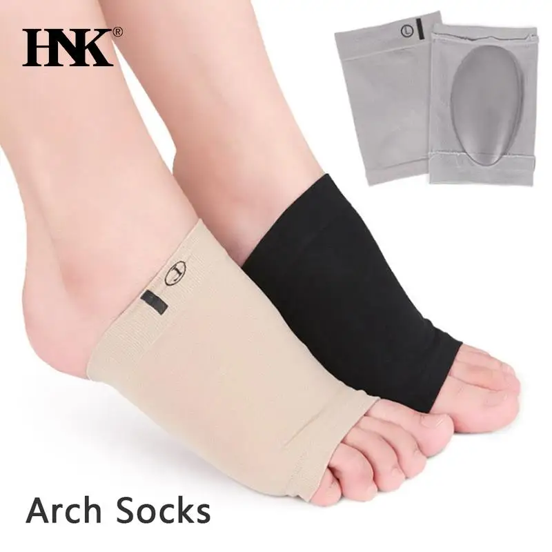

1 Pair Arch Support Sleeves Plantar Fasciitis Heel Spurs Foot Care Flat Feet Relieve Pain Sleeve Socks Orthotic Insoles Pads
