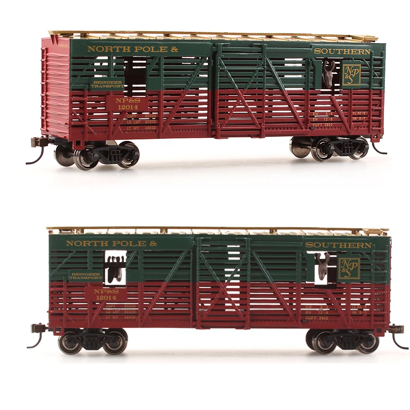 1/87 Train Model Toy Simulation Horse Transport Livestock Automobile Train Model Freight Carriage Series 1 87 train model toy simulation horse transport livestock automobile train model freight carriage series