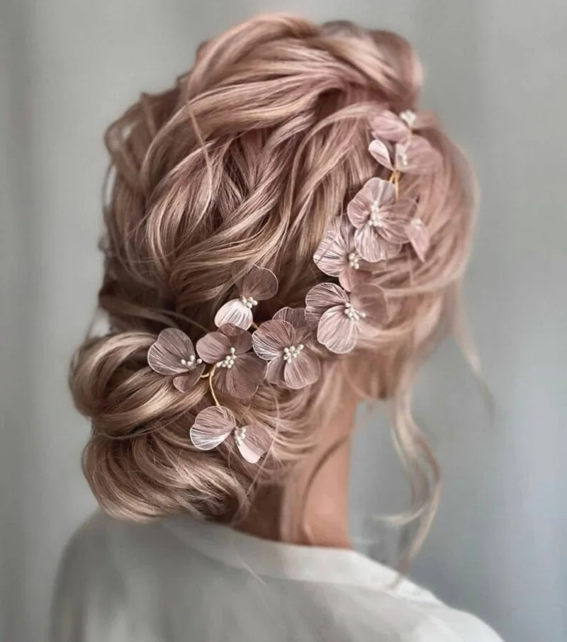 Hair Accessory Flower Hairband Bridal Hair Jewelry Pearl Crystal Headband Birthday Party Tiara Wedding Hair Accessories