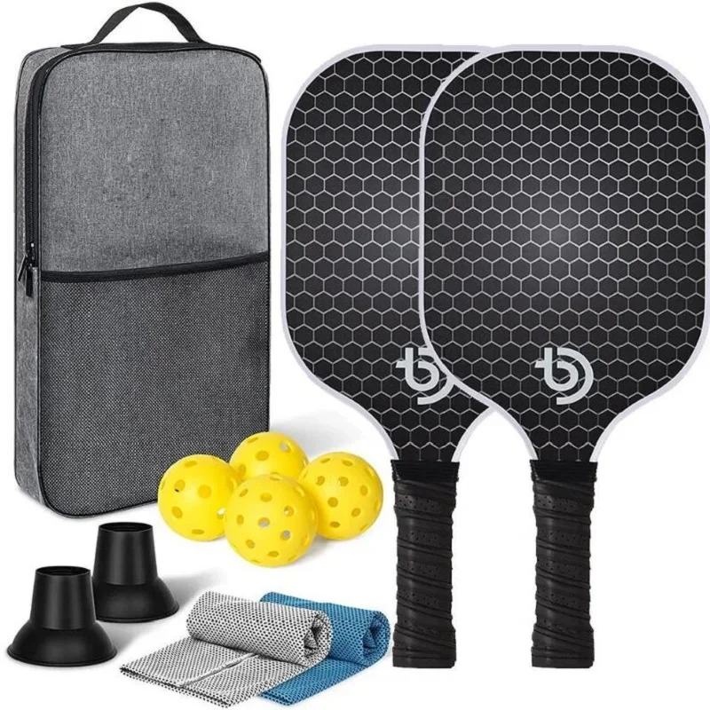 Outdoor Sports Carbon Fiber Pickleball Paddle Honeycomb Board Cricket Bat Lightweight Durable Composite Material for All Ages, pickleball paddle