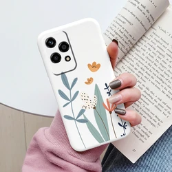 Chic Heart & Leopard Print Floral Soft Silicone Matte Protective Phone Case for Honor 200 Lite (Kba - zwhua176)