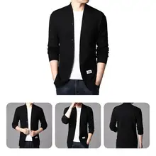 

Trendy Men Sweater Anti-shrink Stretchable Soft Spring Sweater Men Cardigan Sweater Spring Sweater