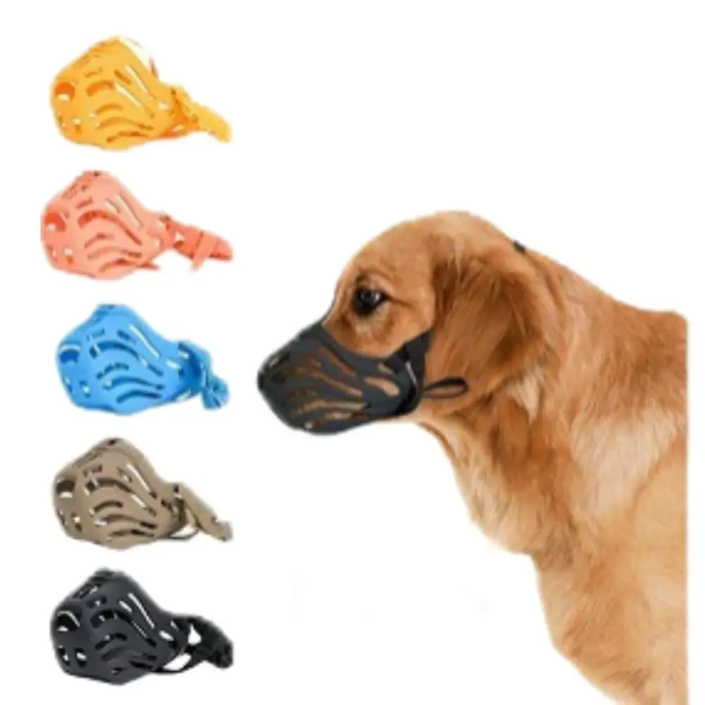 Soft Breathable Silicone Anti Biting Dog Muzzle Pet Training Dog Mouth