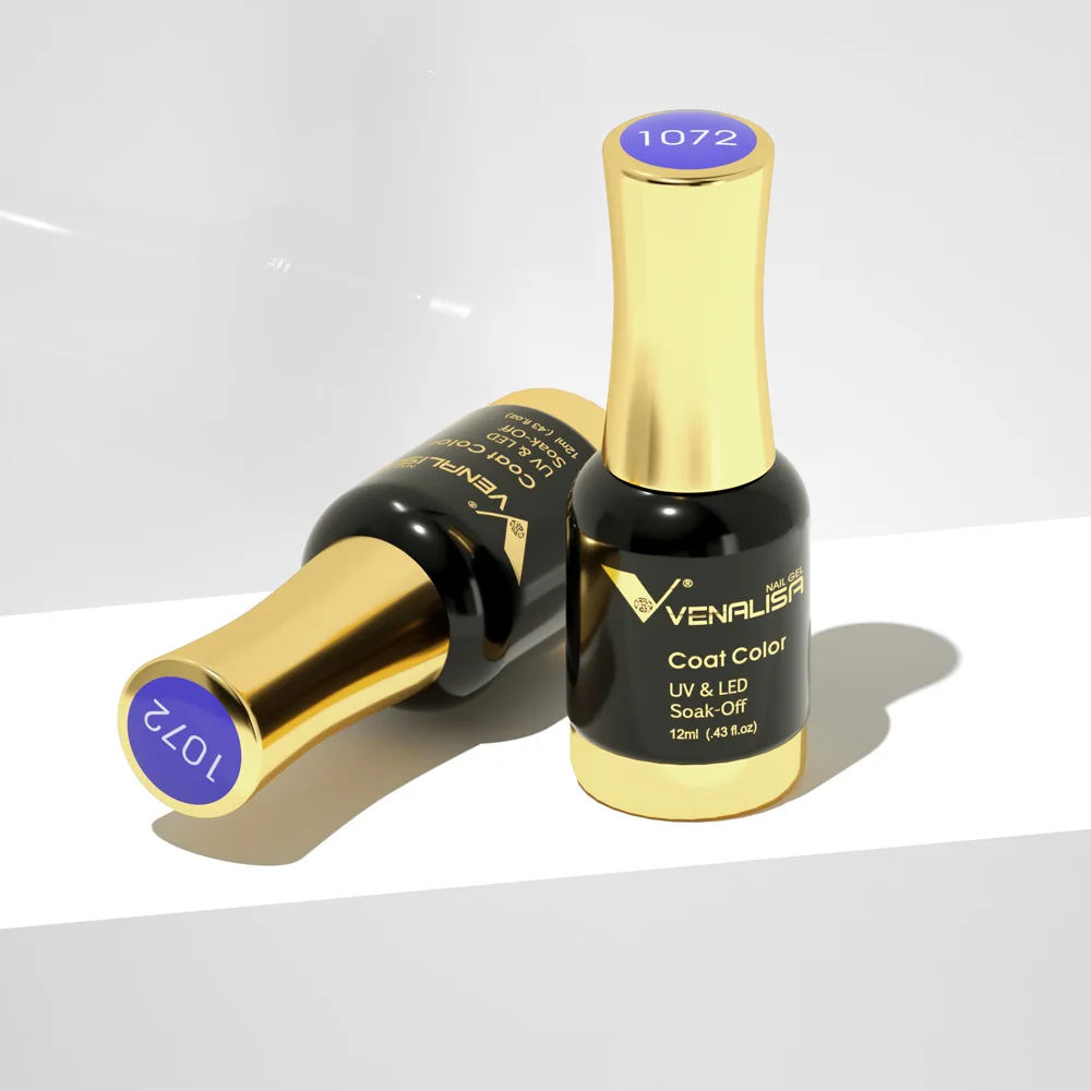 Venalisa Tempered Top Coat Nail Paint Gel 111 Colors Platinum Gel Polish Nail Soak Off UV LED Gel Polish Nail Lacquer Varnishes 6