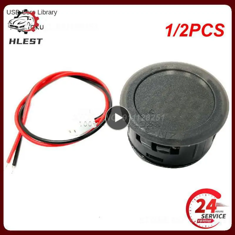 

1/2PCS Digital Voltmeter LED Digital Display Circular Voltmeter Car Voltage Current Meter Volt Detector Tester Monitor Panel