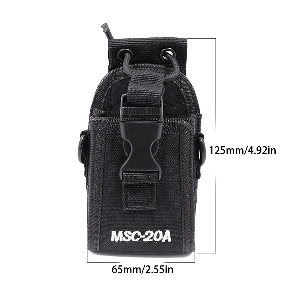 Neue MSC-20A nylon walkie talkie tasche für kenwood baofeng UV-5R BF-888S UV-82 radio taschen halter tasche paket beutel fall