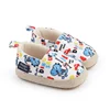 Baby Boy Girl Shoes Dinosaur Print Closed Toe Walking Shoes Casual Slip On Shoes for Spring Fall 6